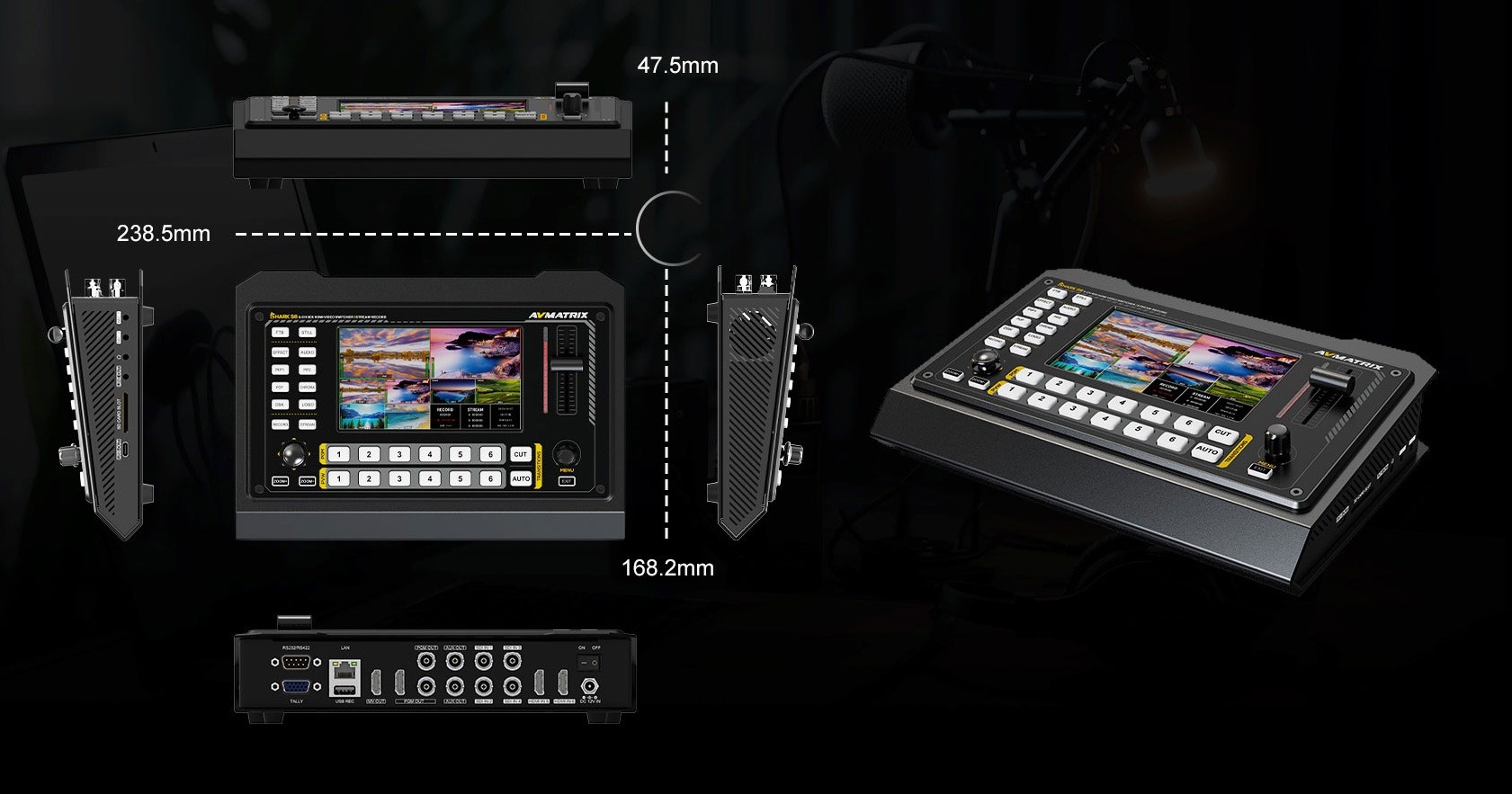 Shark S6 6-CH HDMI/SDI Video Switcher