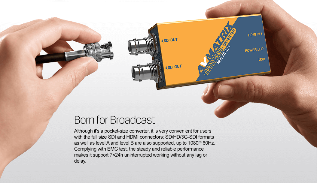 Mini SC1112 3G-SDI to HDMI Mini Converter