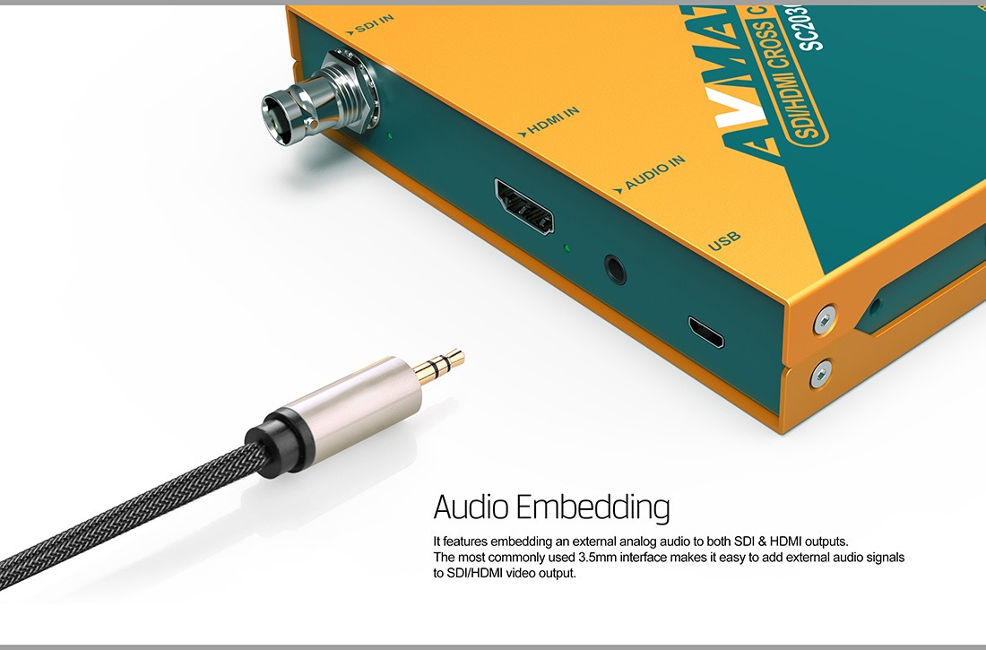 SC2030 3G-SDI/ HDMI Scaling Cross Converter