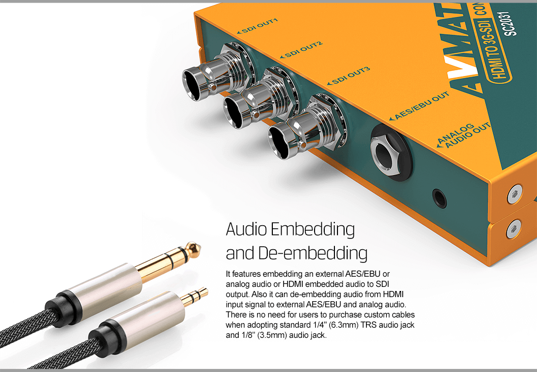 SC2031 HDMI to 3G-SDI Scaling Converter