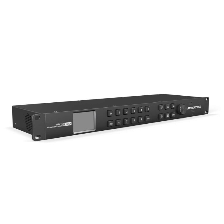 AVMATRIX MMV1630 16-channel SDI multiviewer and matrix switcher