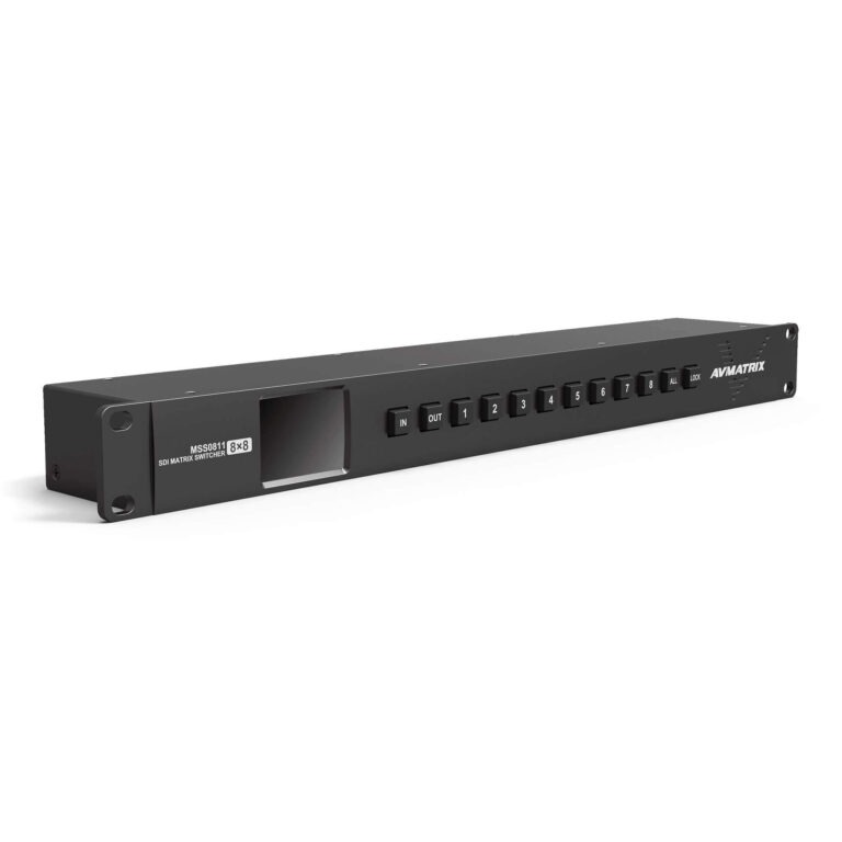 AVMATRIX MSS0811 8x8 3G-SDI matrix switcher