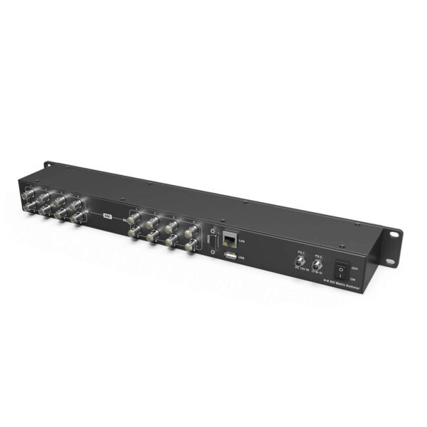 MSS0811 1RU 8×8 3G-SDI Matrix Switcher - Image 4