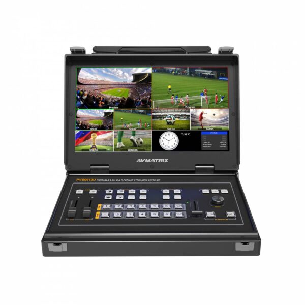 PVS0613U Portable 6CH SDI/HDMI Multi-format Streaming Switcher