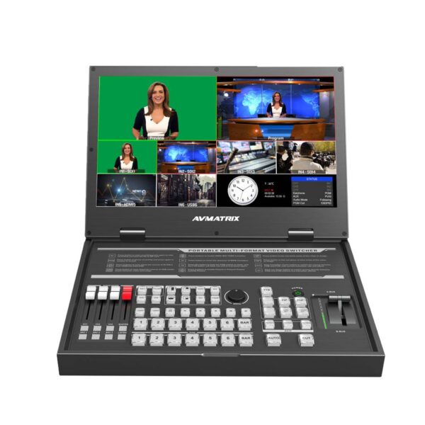 PVS0615U Portable 6CH SDI/HDMI Multi-format Streaming Switcher