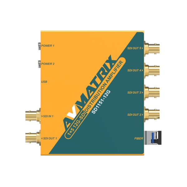 SD1151-12G 1×5 12G-SDI Reclocking Distribution Amplifier - Image 4