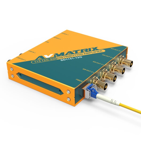 SD1151-12G 1×5 12G-SDI Reclocking Distribution Amplifier - Image 2