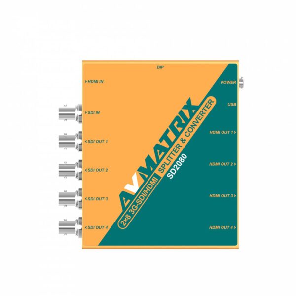 SD2080 2×8 SDI/ HDMI SPLITTER & CONVERTER - Image 2