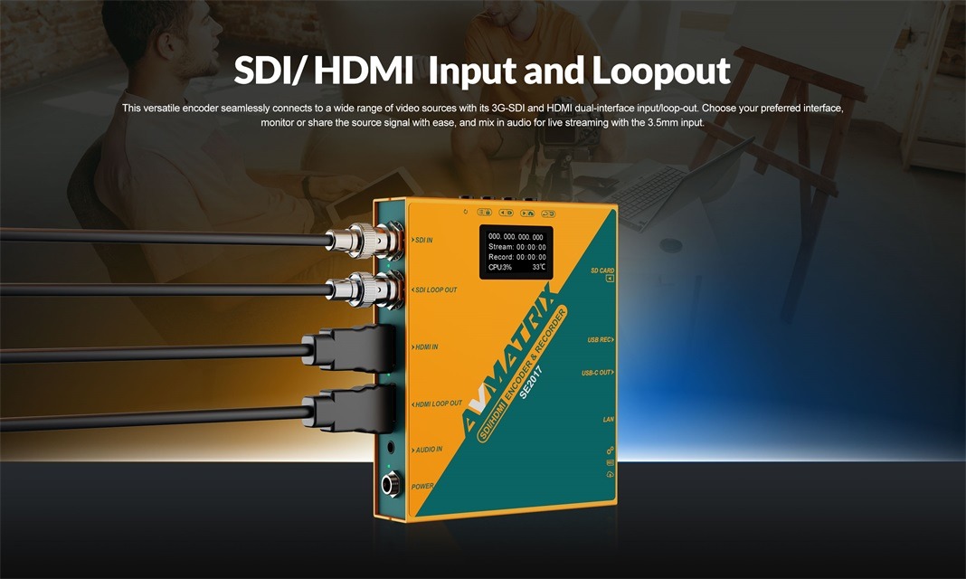 SE2017 SDI/HDMI Encoder & Recorder