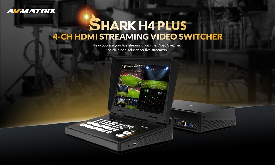 SHARK H4 PLUS 4-CH HDMI VIDEO SWITCHER