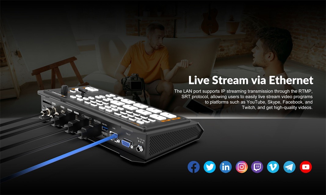 SHARK S4 4-CH SDI/HDMI VIDEO SWITCHER