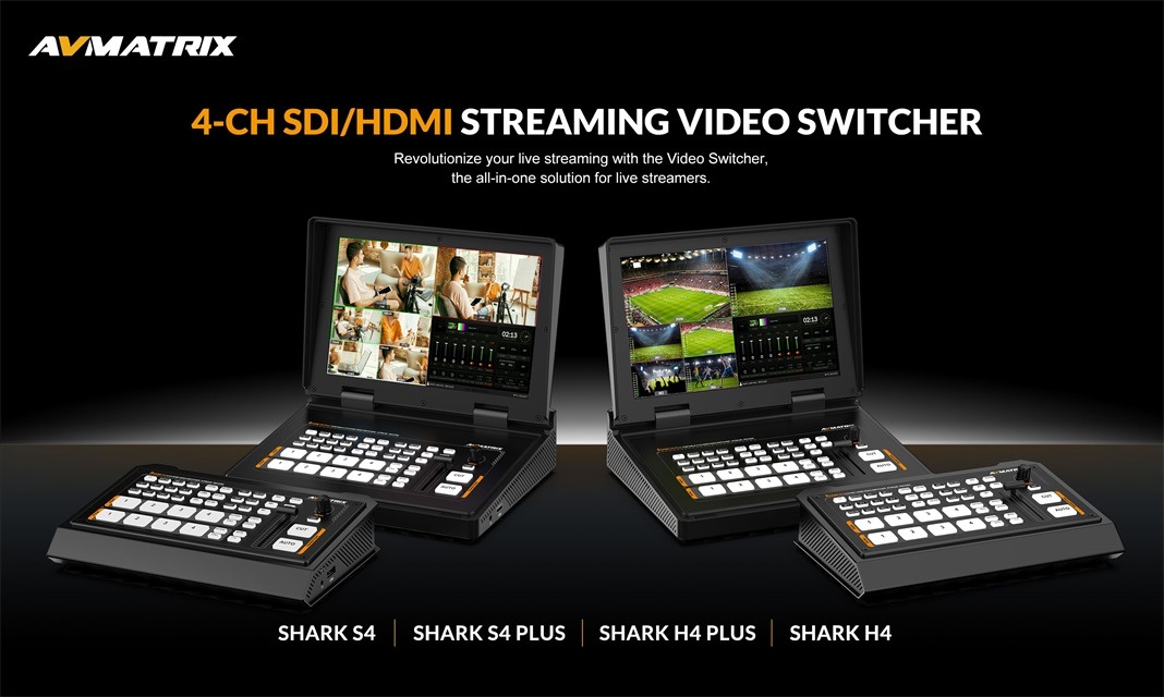 SHARK SERIES 4-CH SDI/HDMI VIDEO SWITCHER