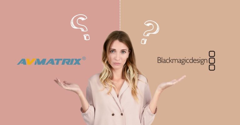 Head-to-Head: AVMATRIX vs. Blackmagic for Professional Livestreaming Setups