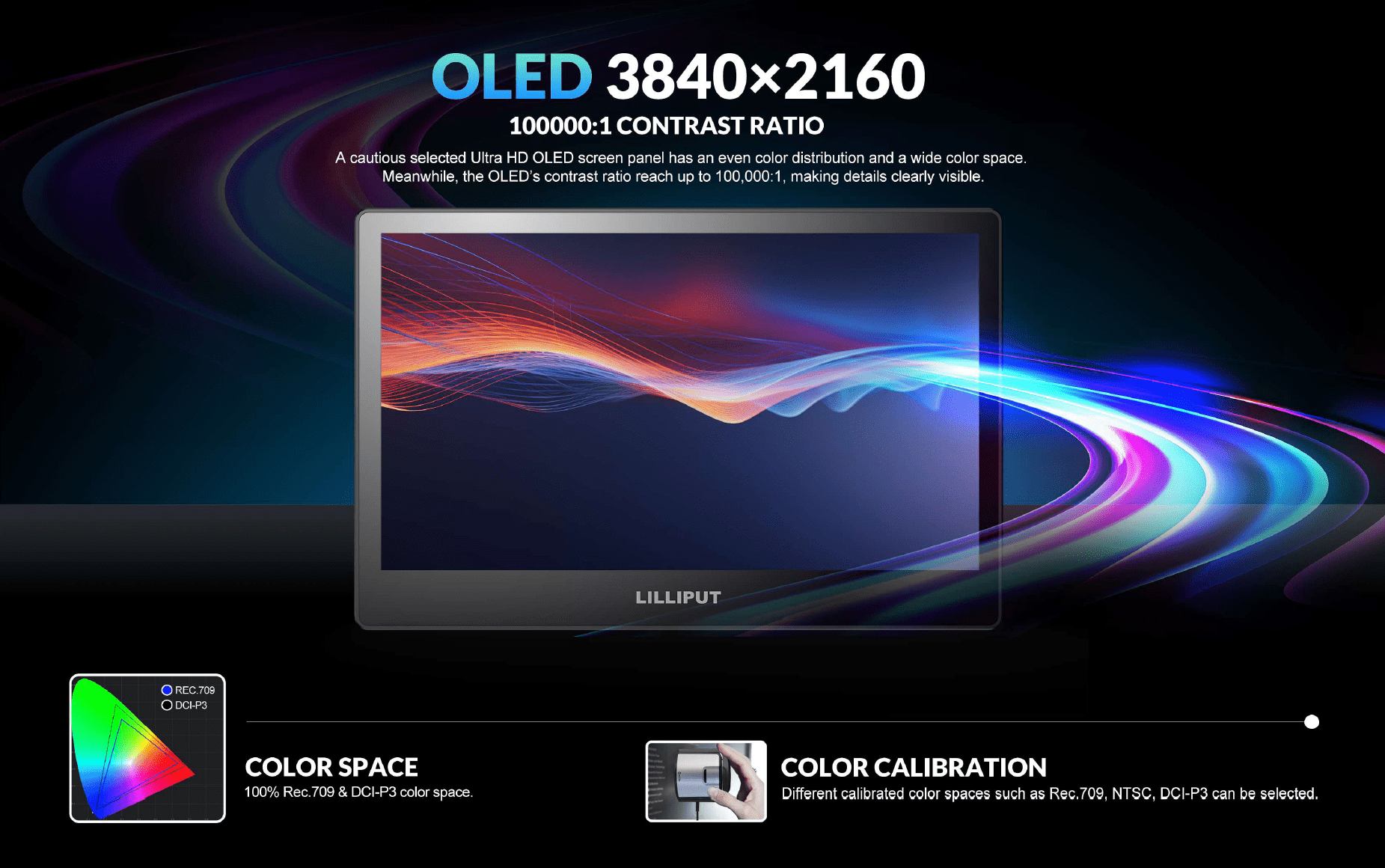 A13 13.3 inch 4K OLED Broadcast Monitor