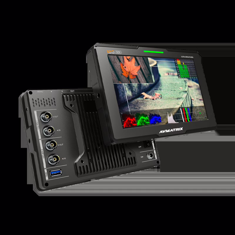 AVMATRIX AVM-P7-12G 7 inch 12G-SDI On-Camera Monitor 1 AVMATRIX AVM-P7-12G 7 inch 12G-SDI On-Camera Monitor