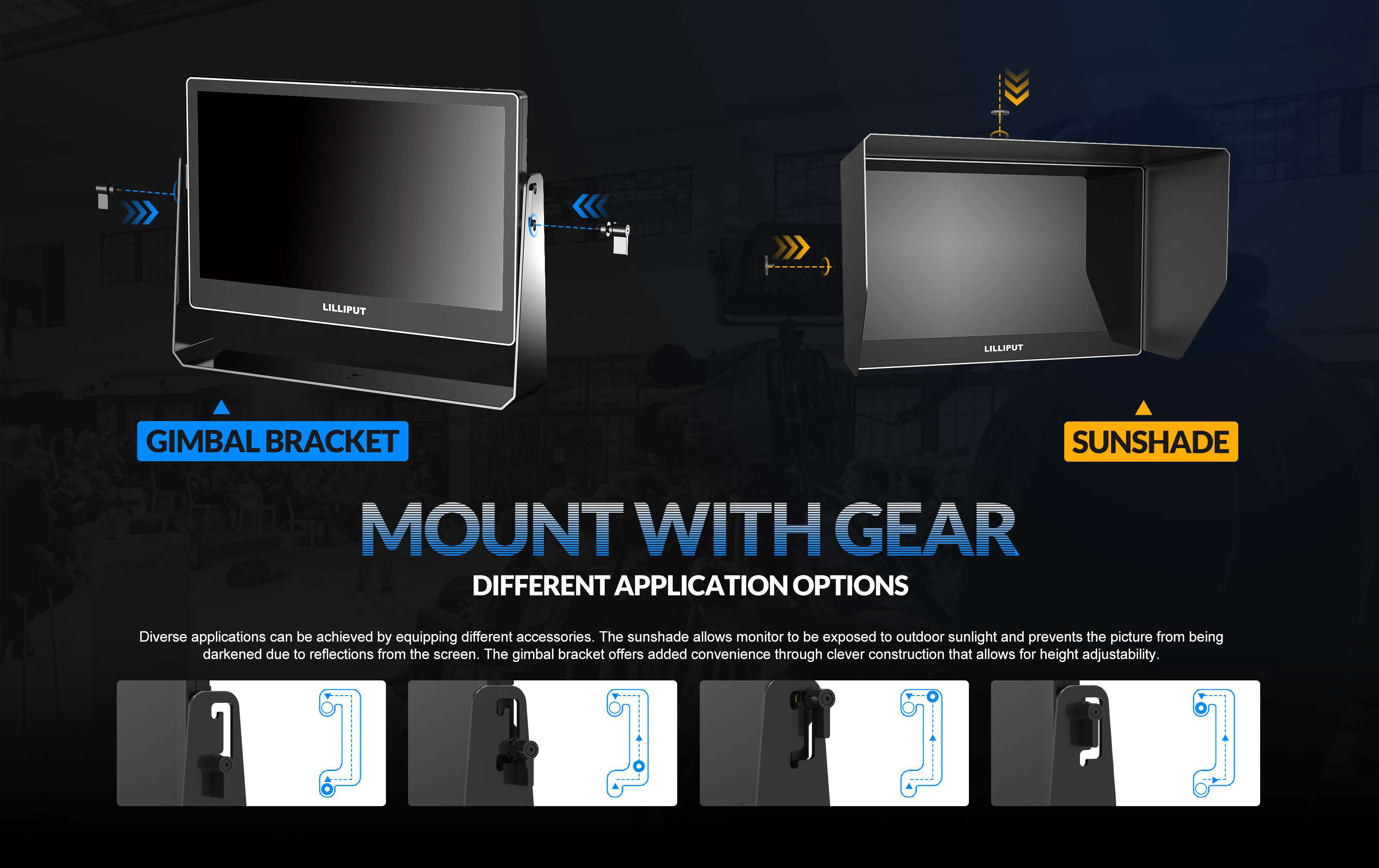 A13 13.3 inch 4K OLED Broadcast Monitor