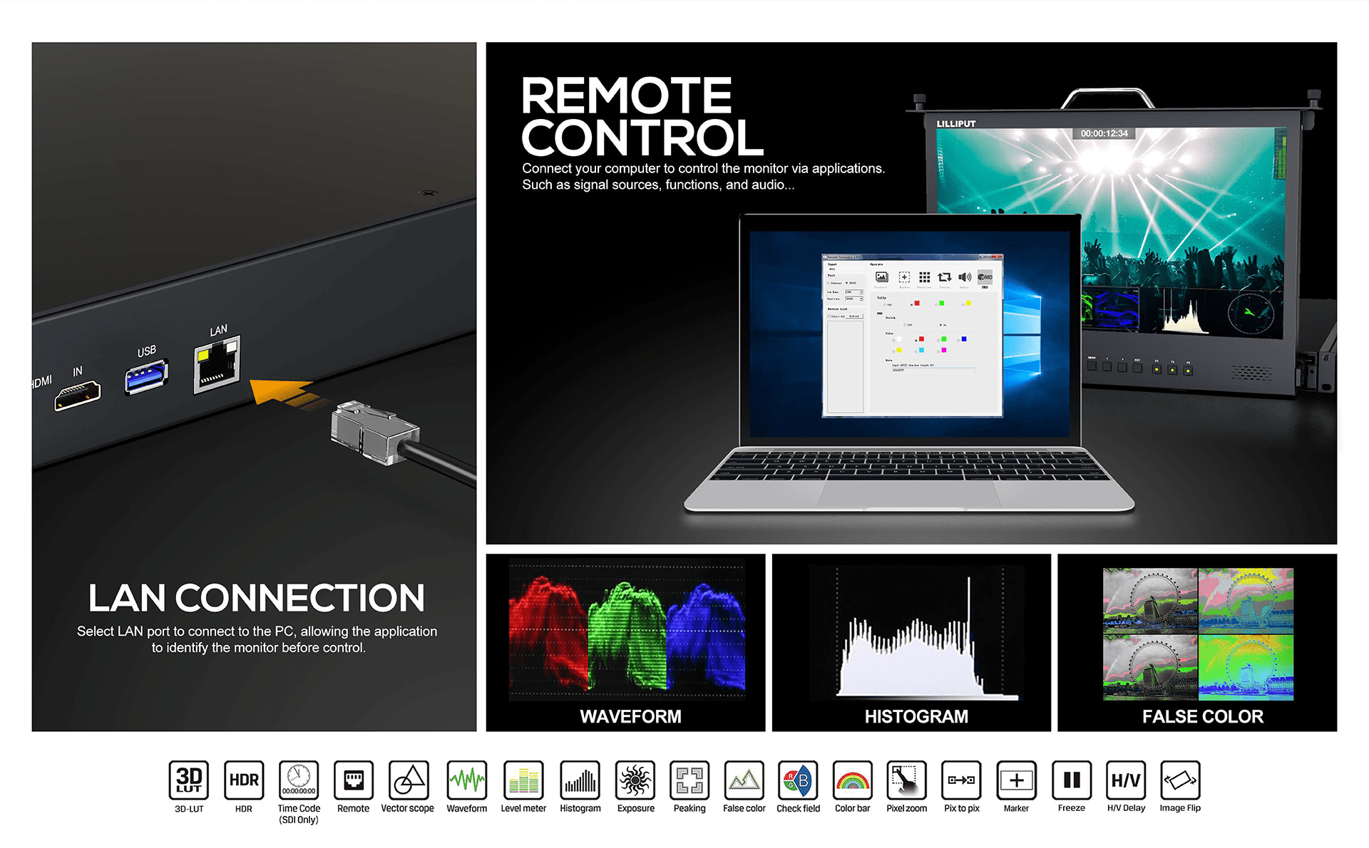 RM-1730S 17.3 inch Pull-out rackmount monitor