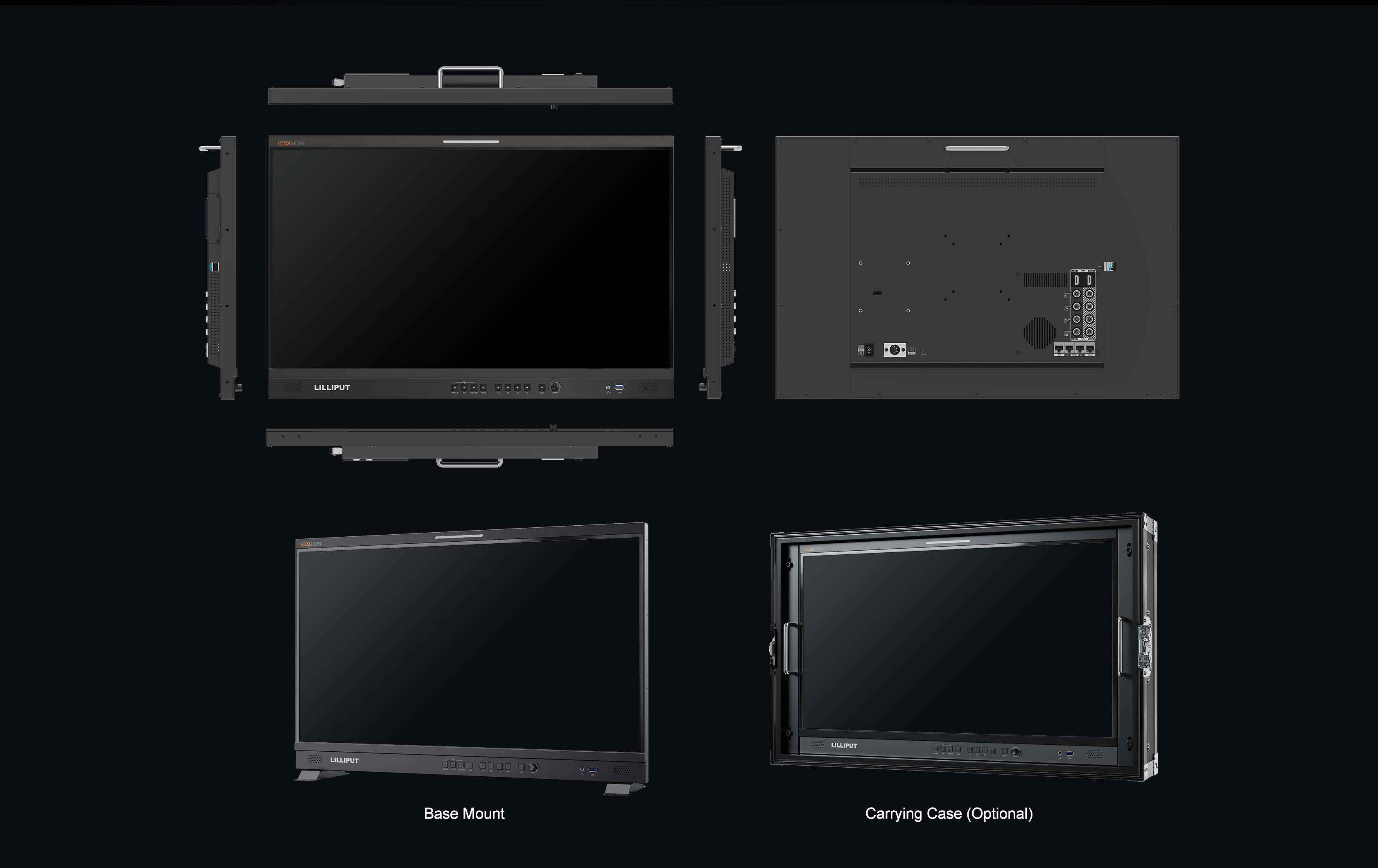 Q28-8K 28 inch 8K 12G-SDI 3840×2160 studio production monitor