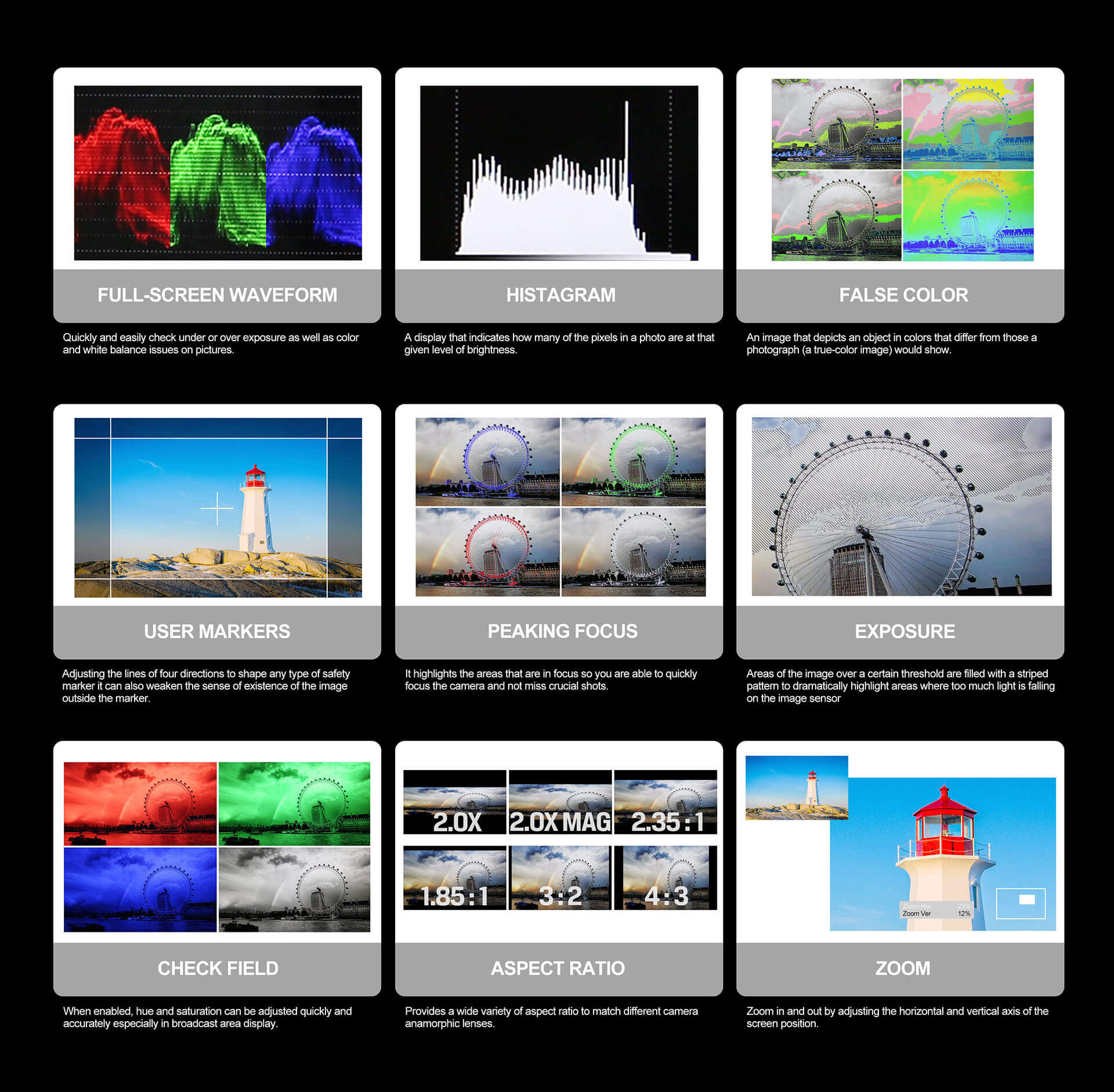 Q17 17.3 inch 12G-SDI full hd production monitor