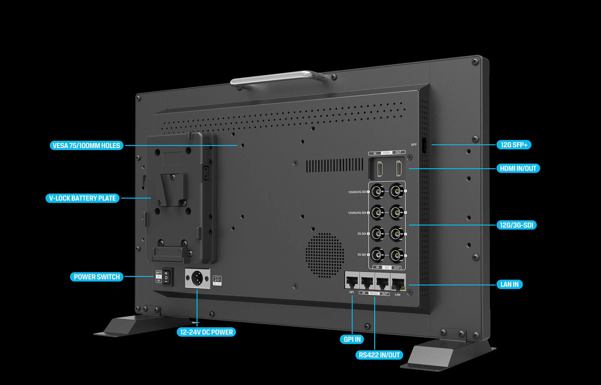 Q17 17.3 inch 12G-SDI full hd production monitor
