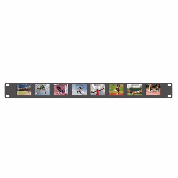 AVMATRIX AVM-R8 8x2 inch Rackmount Monitor