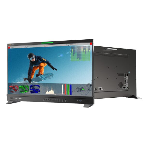 Q28-8K 28 inch 8K 12G-SDI 3840×2160 studio production monitor