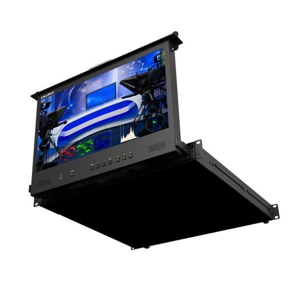 RM-1731 17.3 inch HDMI2.0 1RU Pull-out rackmount monitor - Image 3