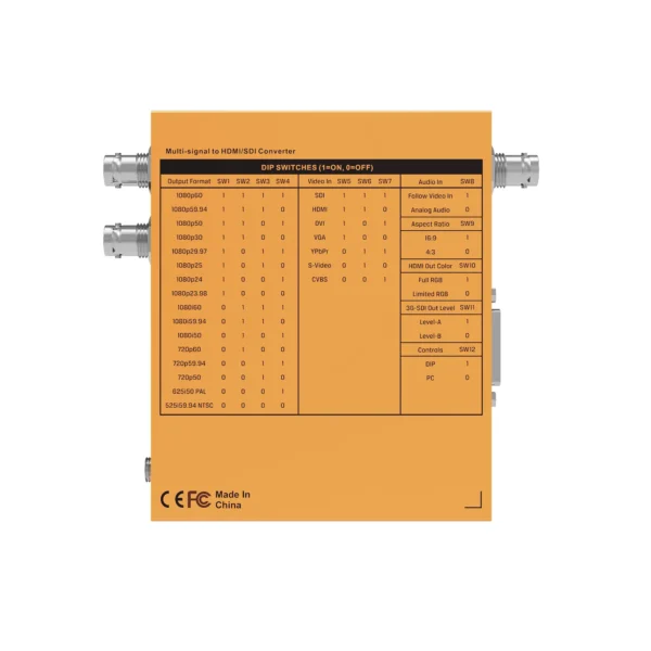 SC7030 MULTI-SIGNAL TO SDI /HDMI CROSS CONVERTER - Image 2