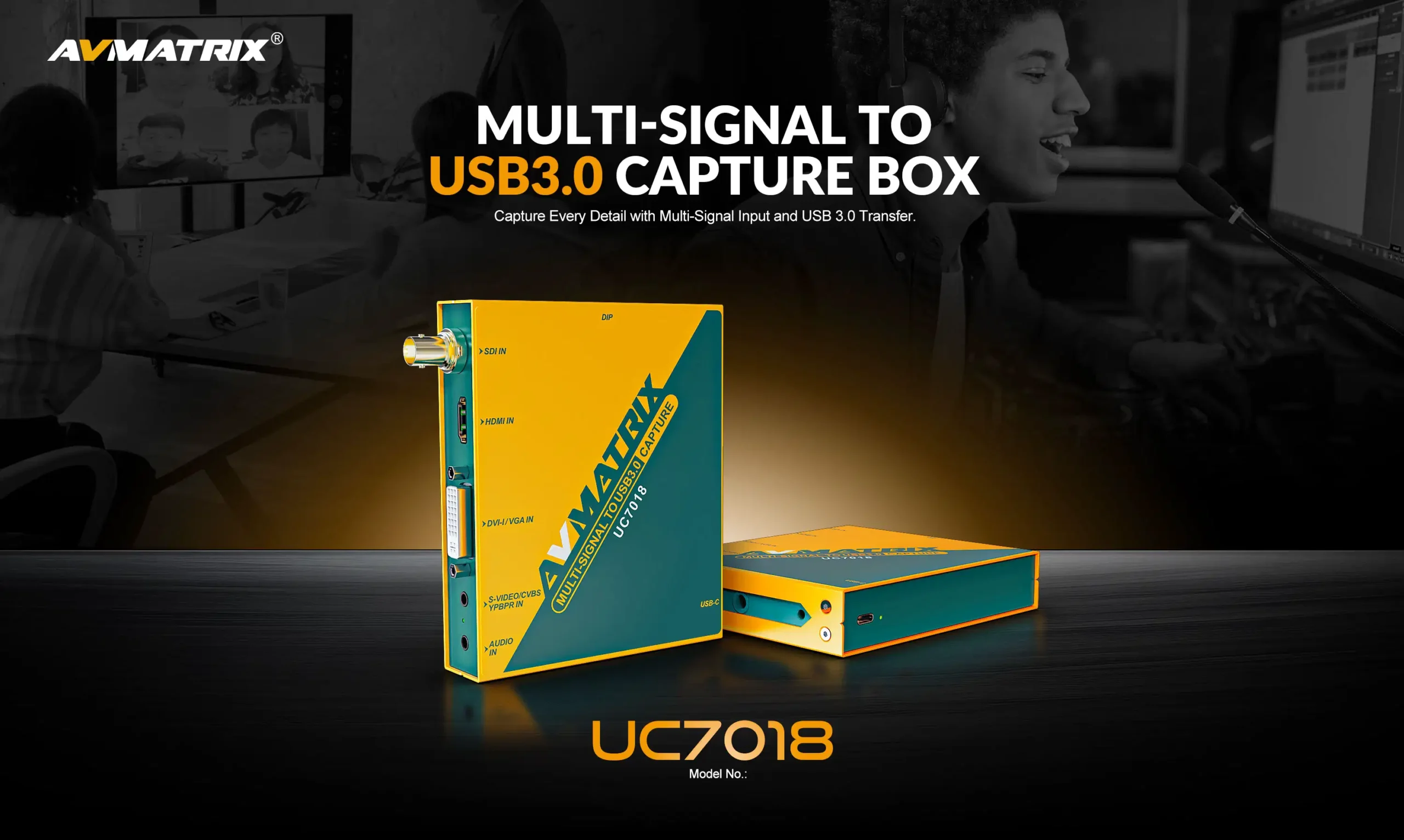 UC7018 MULTI-SIGNAL TO USB3.0 CAPTURE