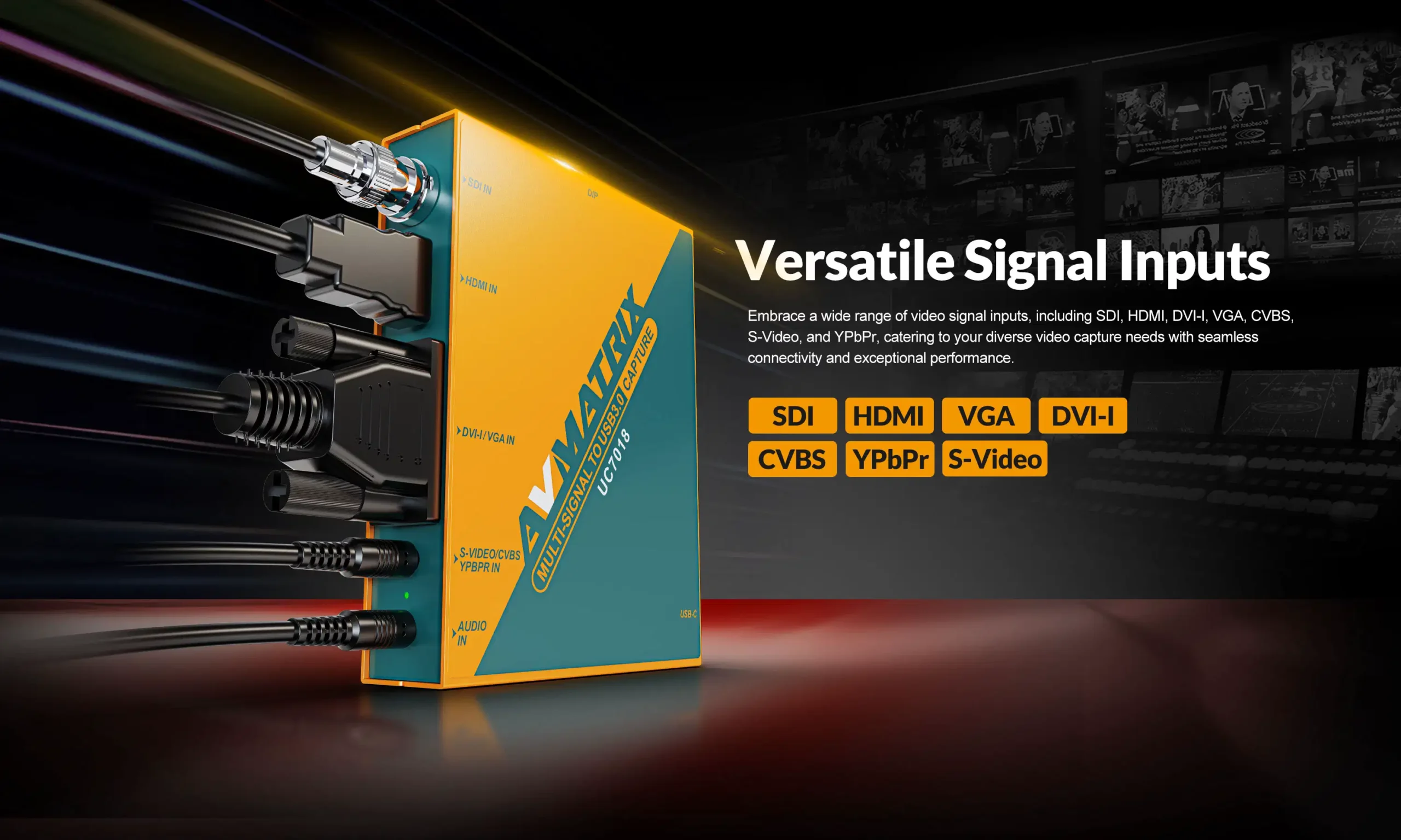UC7018 MULTI-SIGNAL TO USB3.0 CAPTURE