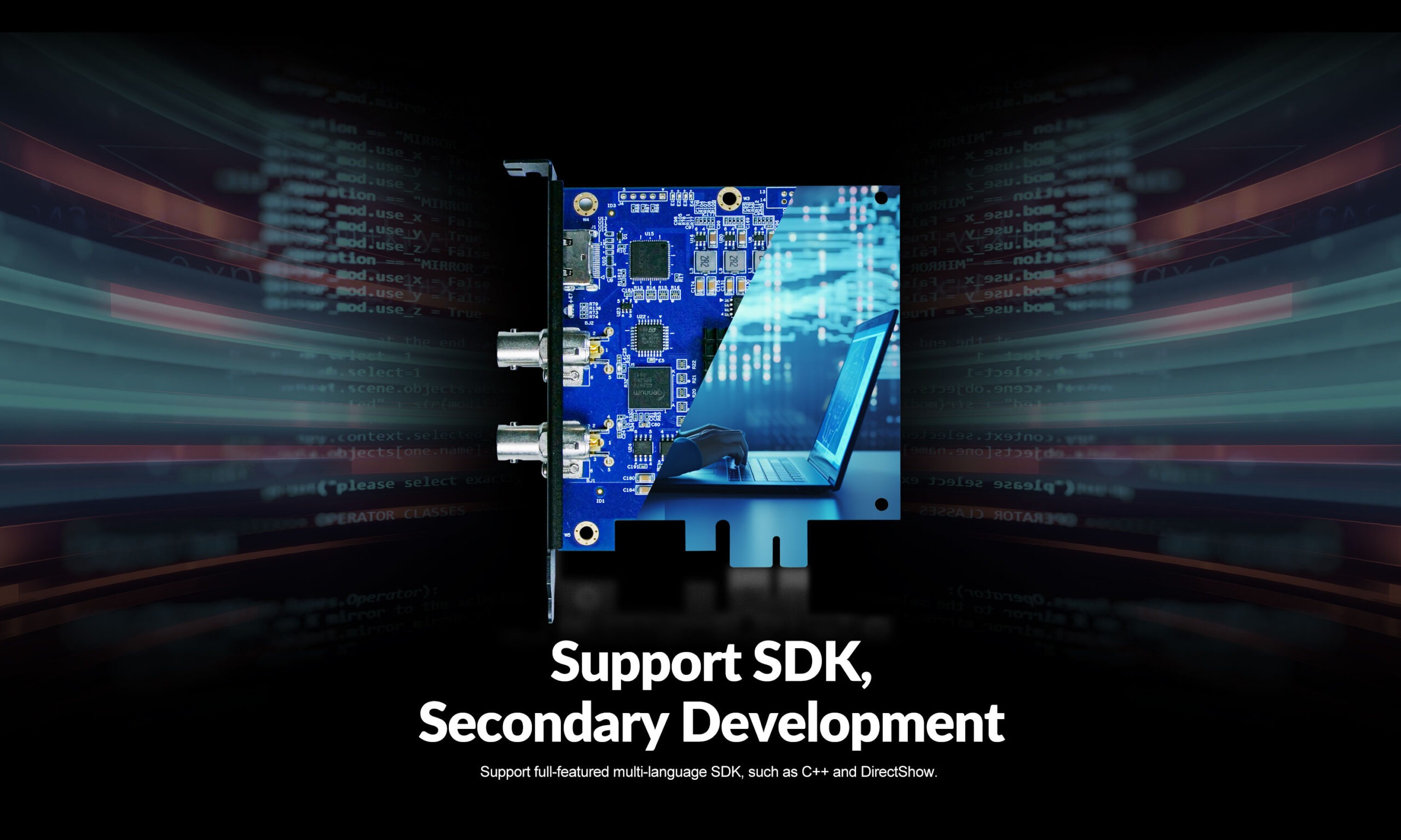 VP30 3-CH SDI/HDMI PCIE PLAYBACK CARD