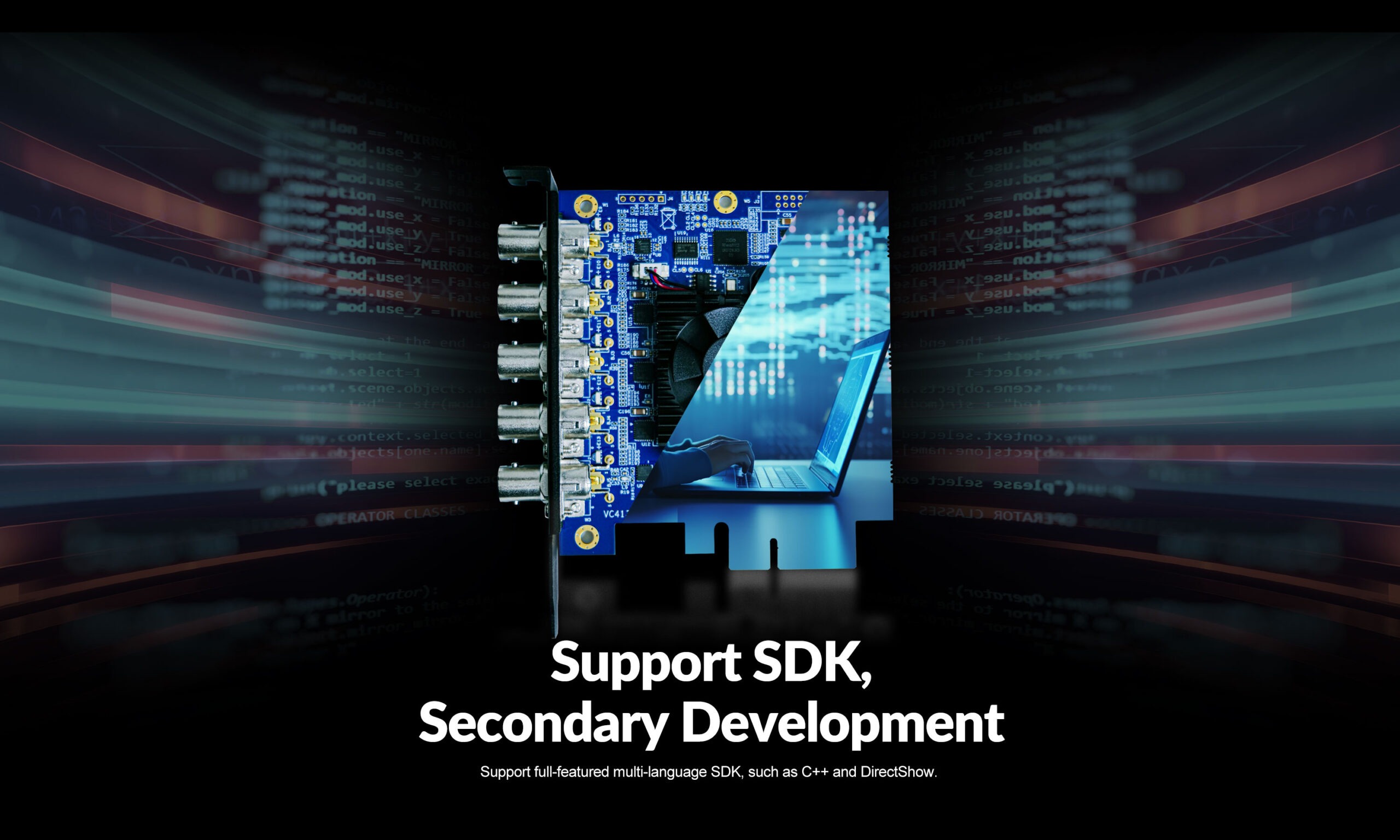 VP51 5-CH SDI PCIE CAPTURE&PLAYBACK CARD