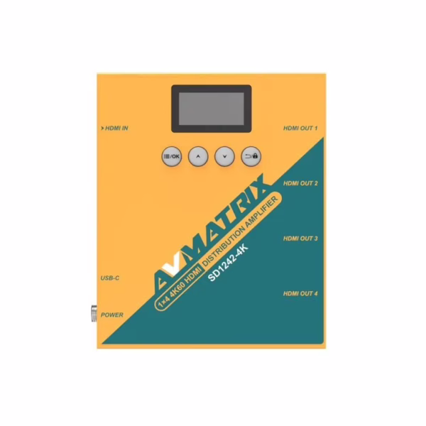 SD1242-4K 1×4 HDMI Distribution Amplifier