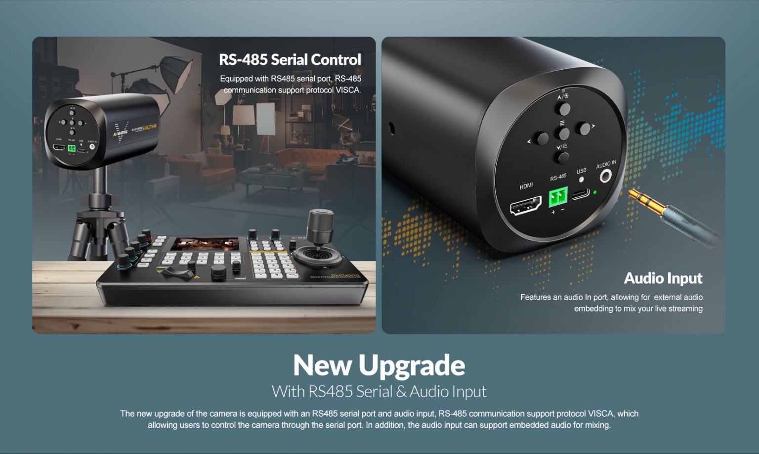 EAGLE T10-4K 10X Zoom TOF Autofocus Live Stream Camera 15 null