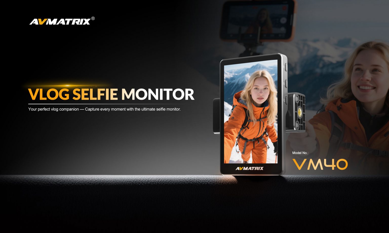 AVMATRIX VM40 Vlog Selfie Monitor 7 null