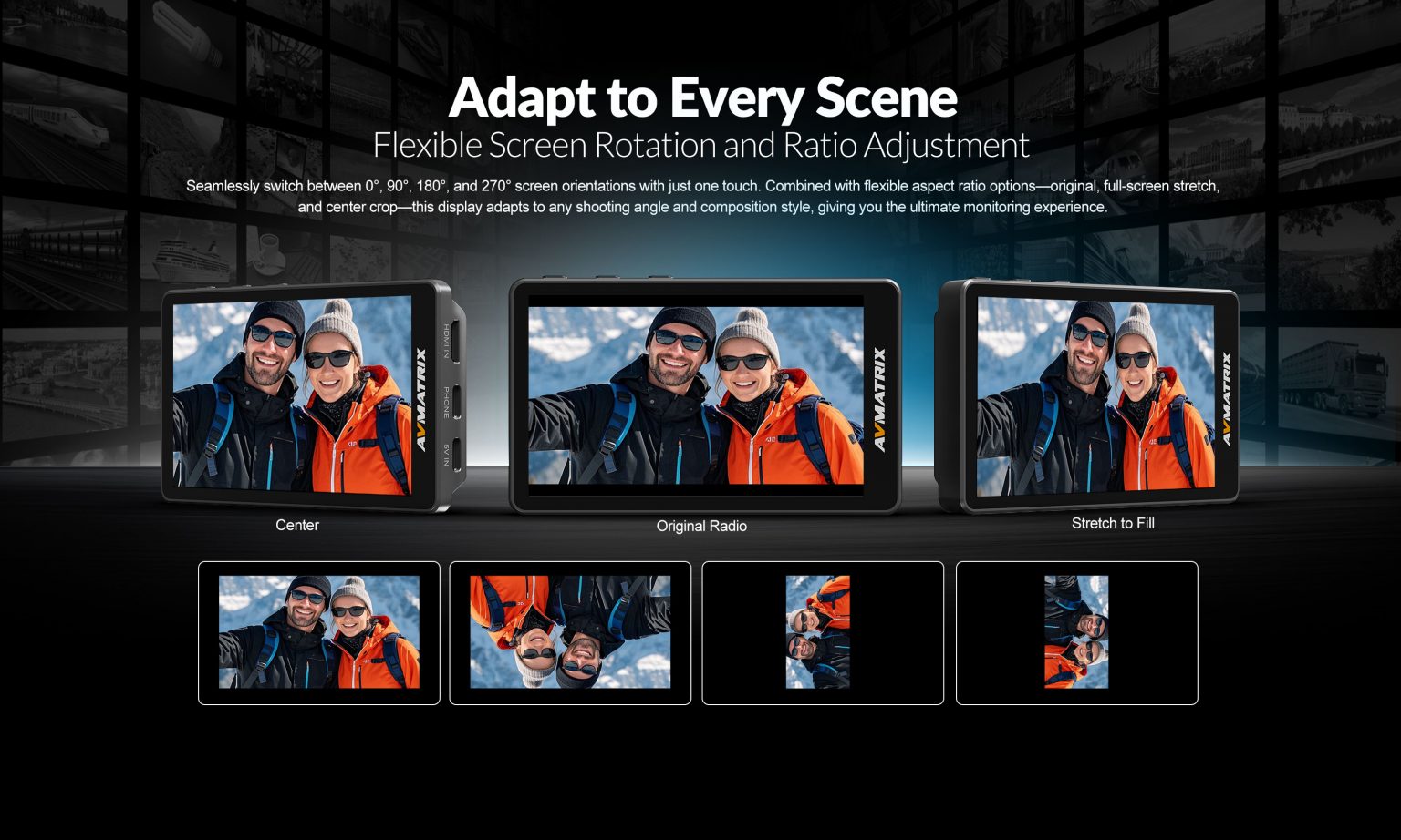 AVMATRIX VM40 Vlog Selfie Monitor 16 null