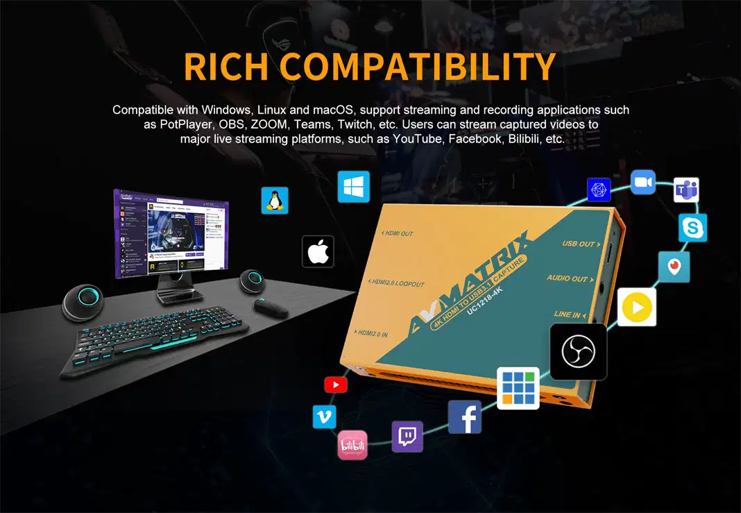 UC1218-4K-4K HDMI to USB 3.1 Gen1 Capture 13 null