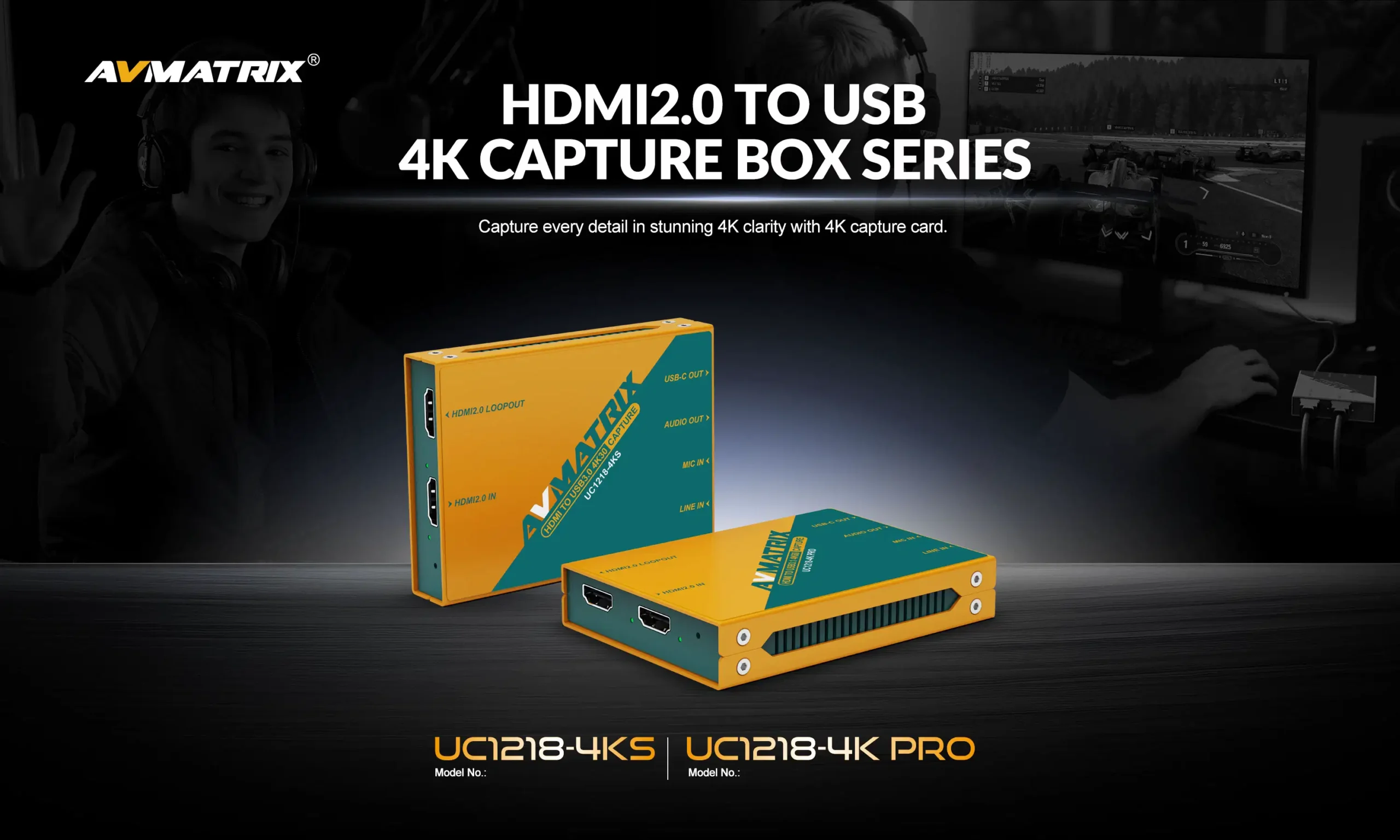 UC1218-4KS/PRO-HDMI2.0 TO USB 4K Capture Box Series 5 null