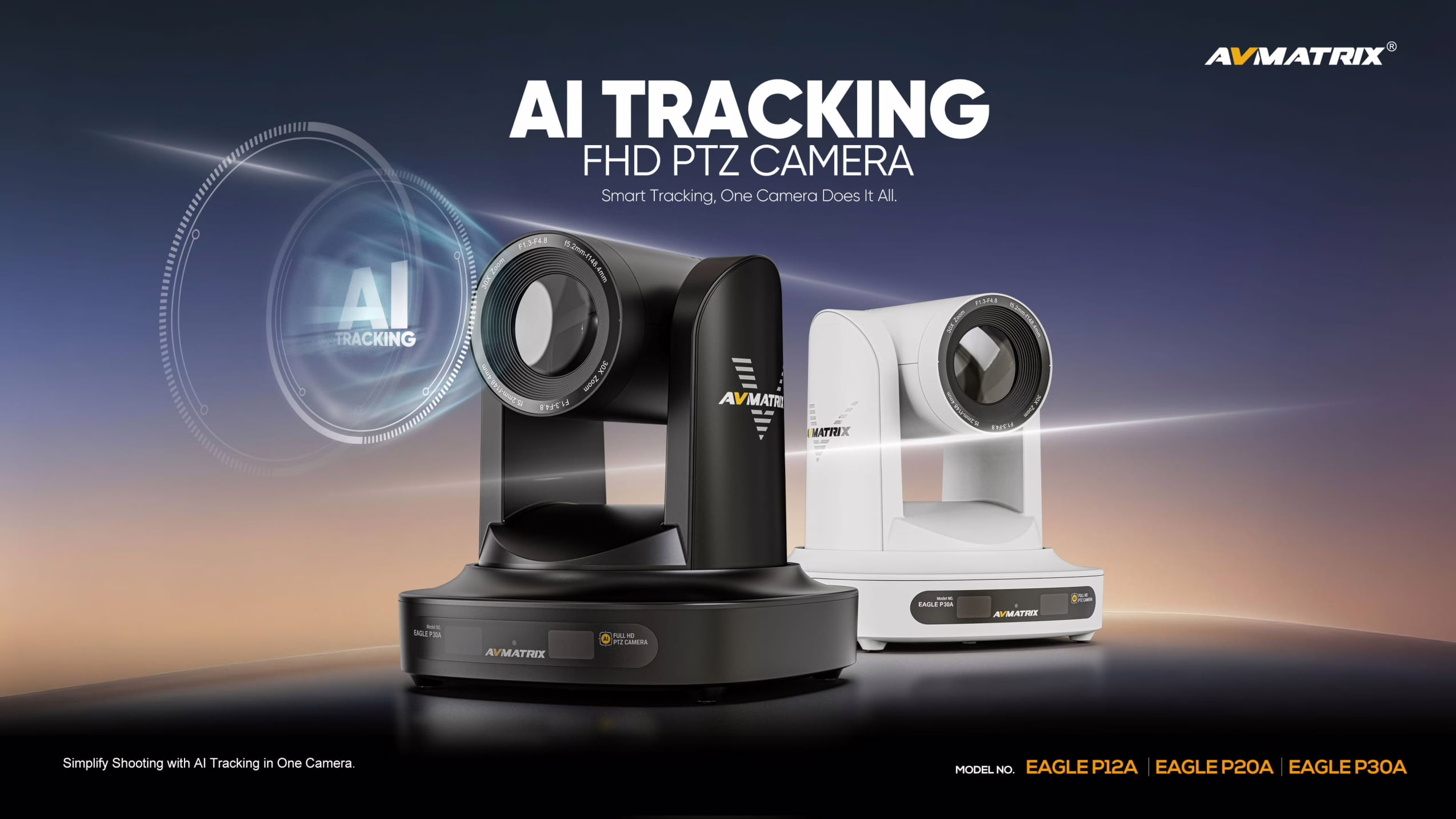 EAGLE P12A/20A/30A-AI Tracking FHD PTZ Camera