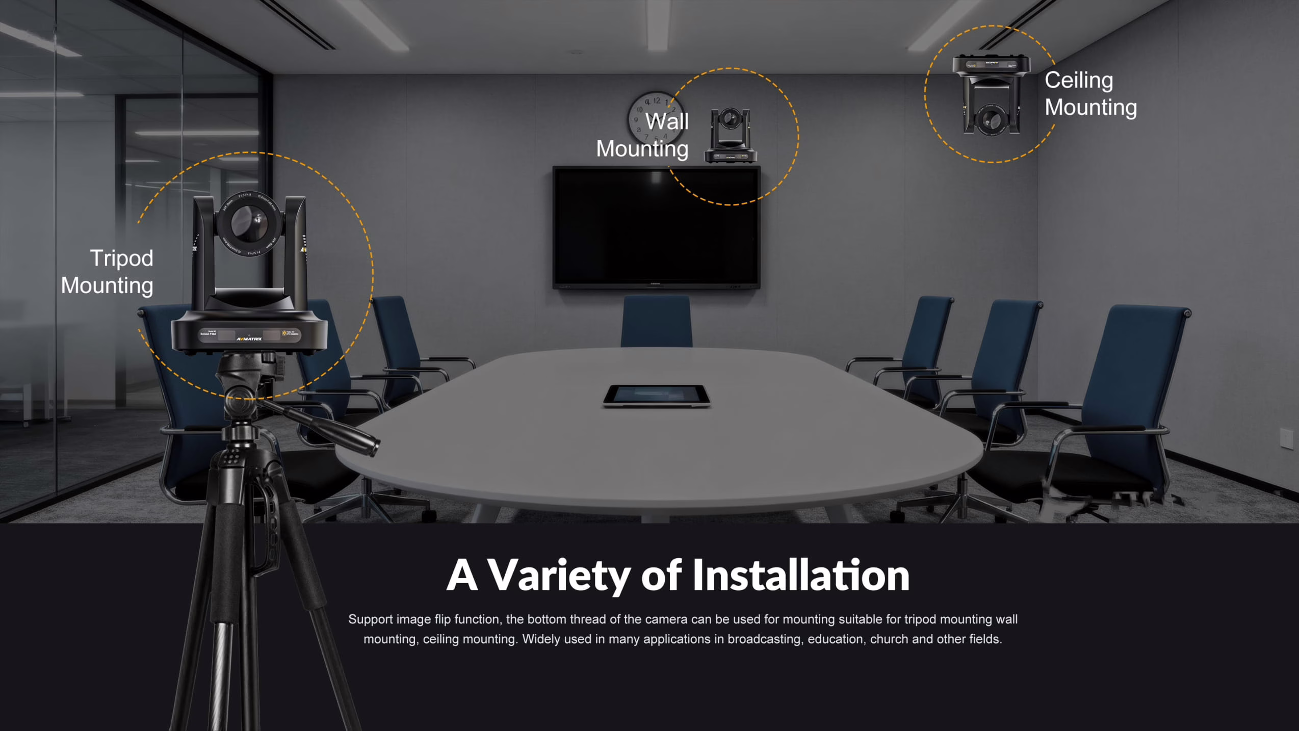 EAGLE P12A/20A/30A-AI Tracking FHD PTZ Camera 15 EAGLE P12A/20A/30A-AI Tracking FHD PTZ Camera
