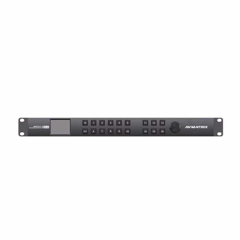AVMATRIX MSS1611-S 16x16 seamless SDI matrix switcher