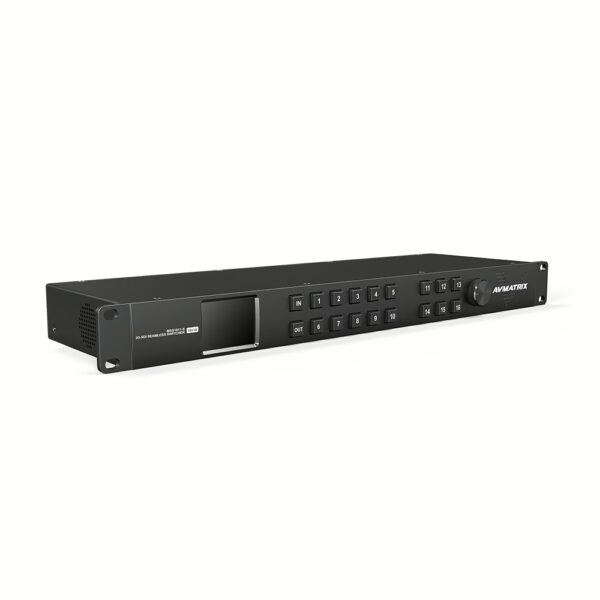 Compact 1RU 16×16 3G-SDI Seamless Matrix Switcher