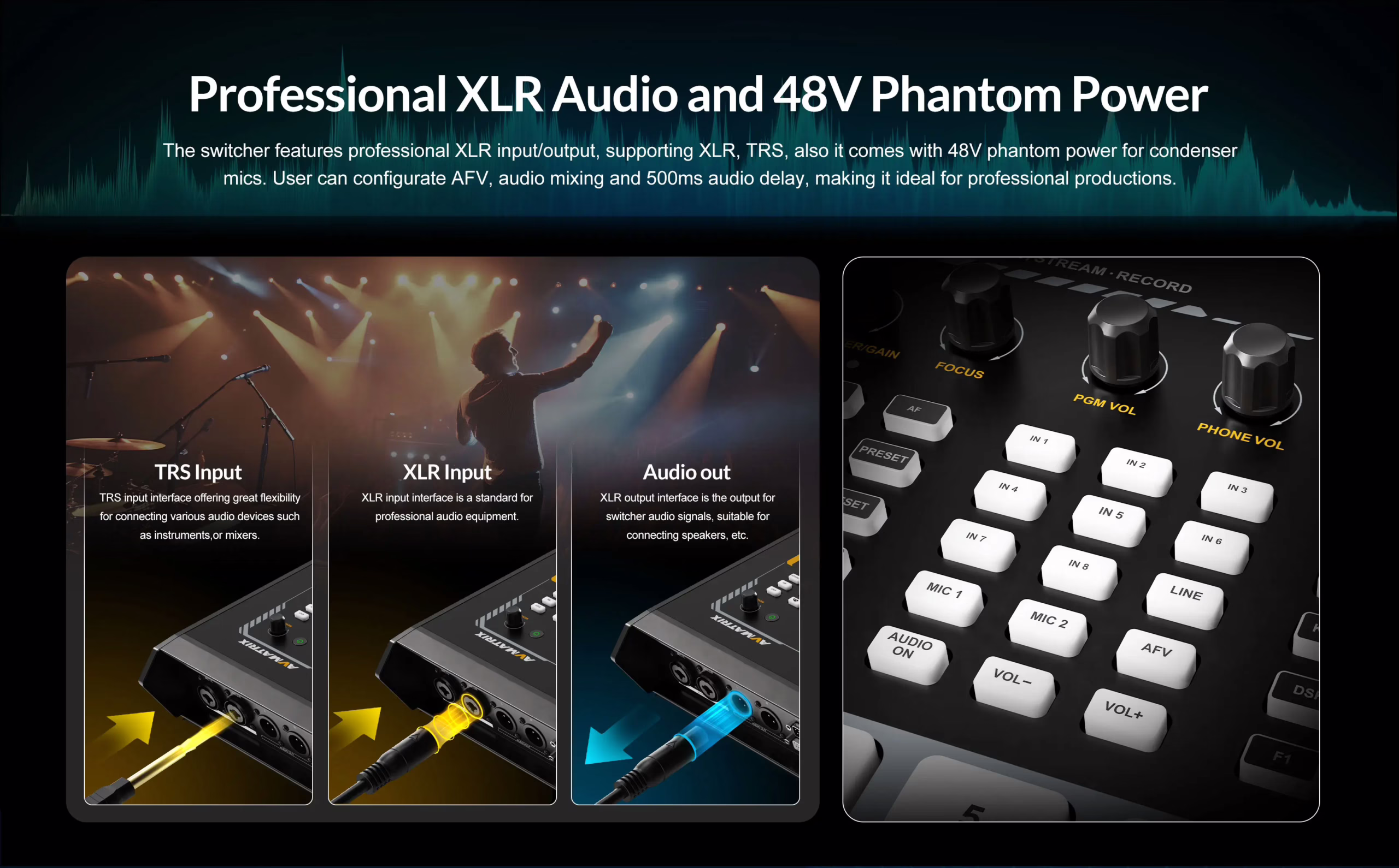 SHARK S8X - 8CH SDI/ HDMI Video Switcher