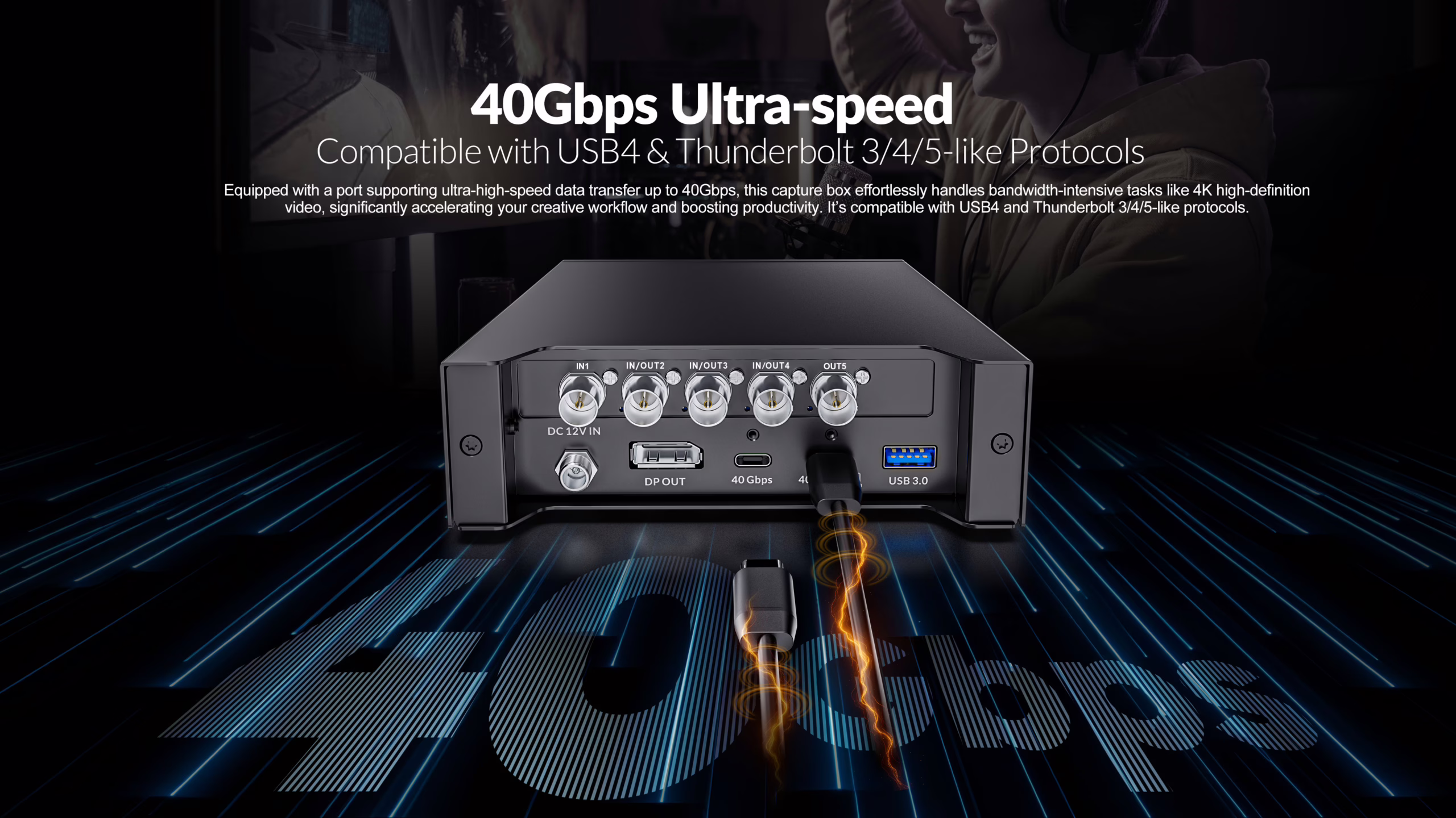 TB-Box Docking Station Ultra Speed Capture Playback Series