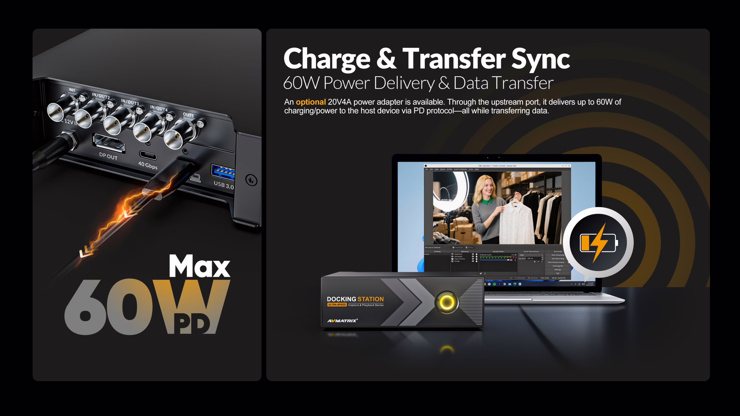 TB-Box Docking Station Ultra Speed Capture Playback Series